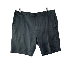 RVCA Men's Black Chino Style Casual Vacation Preppy Bermuda Dress Shorts Size 38